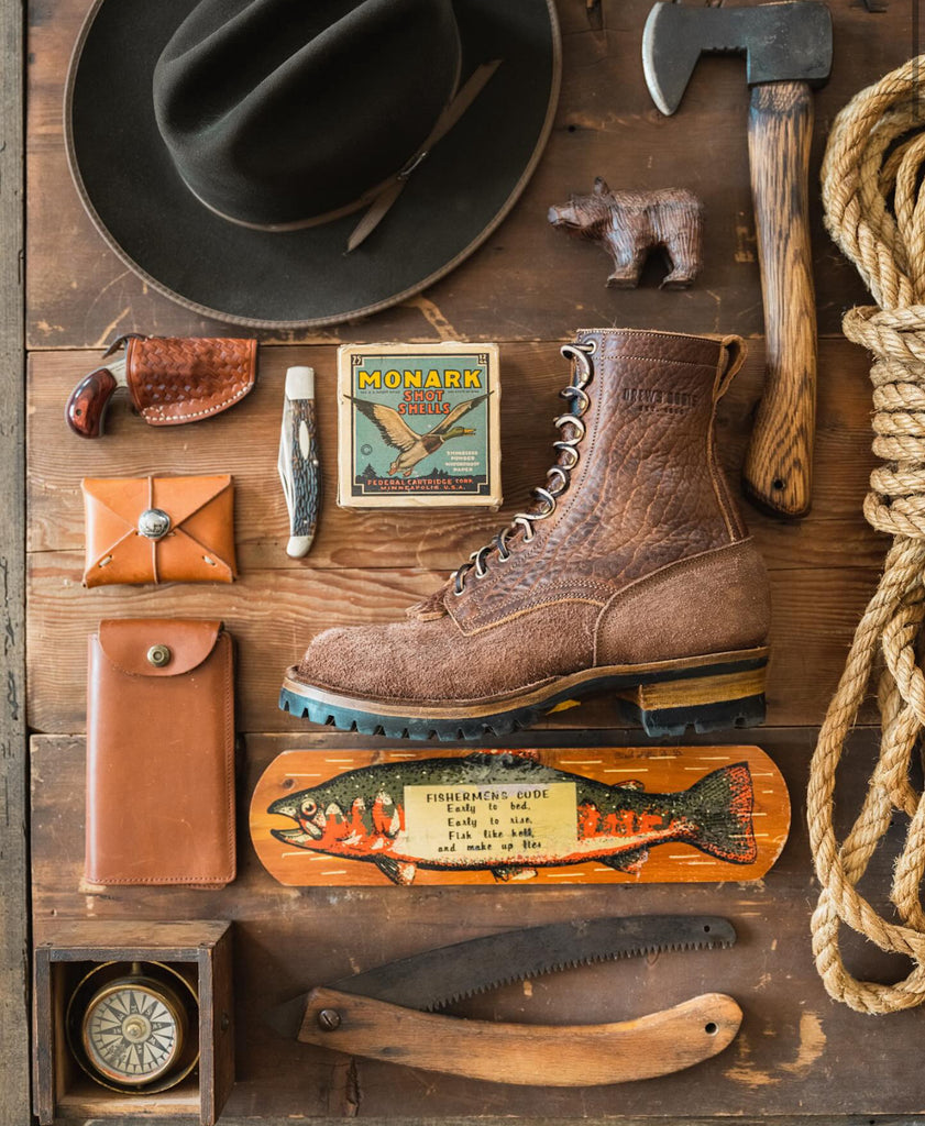 Drews 8-inch Logger Bison - Drew's Boots - Drew's Boots