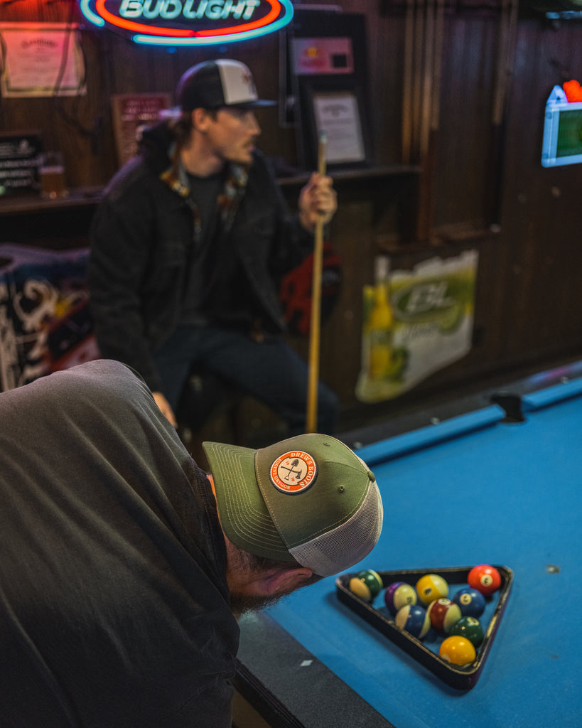 Drew's Shovel and Pulaski Trucker Hat - Richardson - Drew's Boots