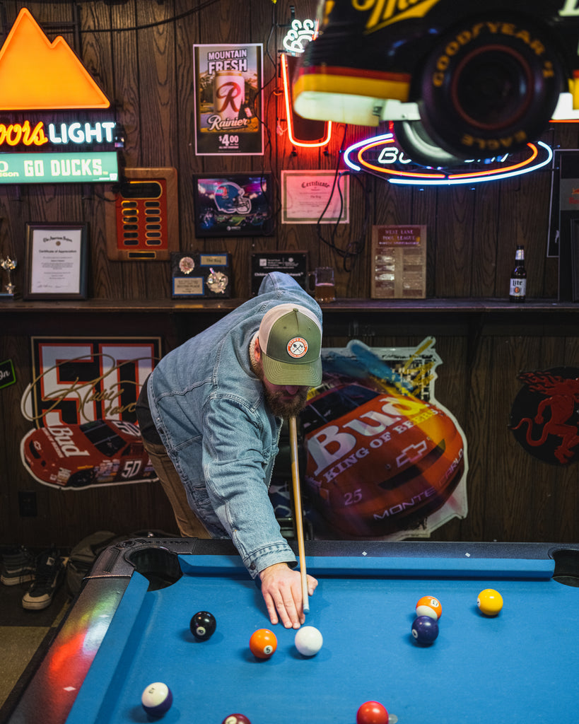 Drew's Shovel and Pulaski Trucker Hat - Richardson - Drew's Boots