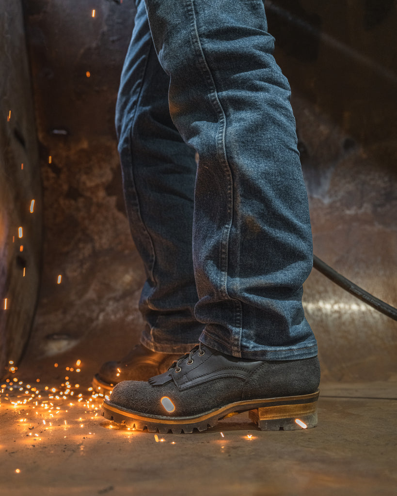 Drew's 10-inch Logger - Black Combo - Drew's Boots - Drew's Boots