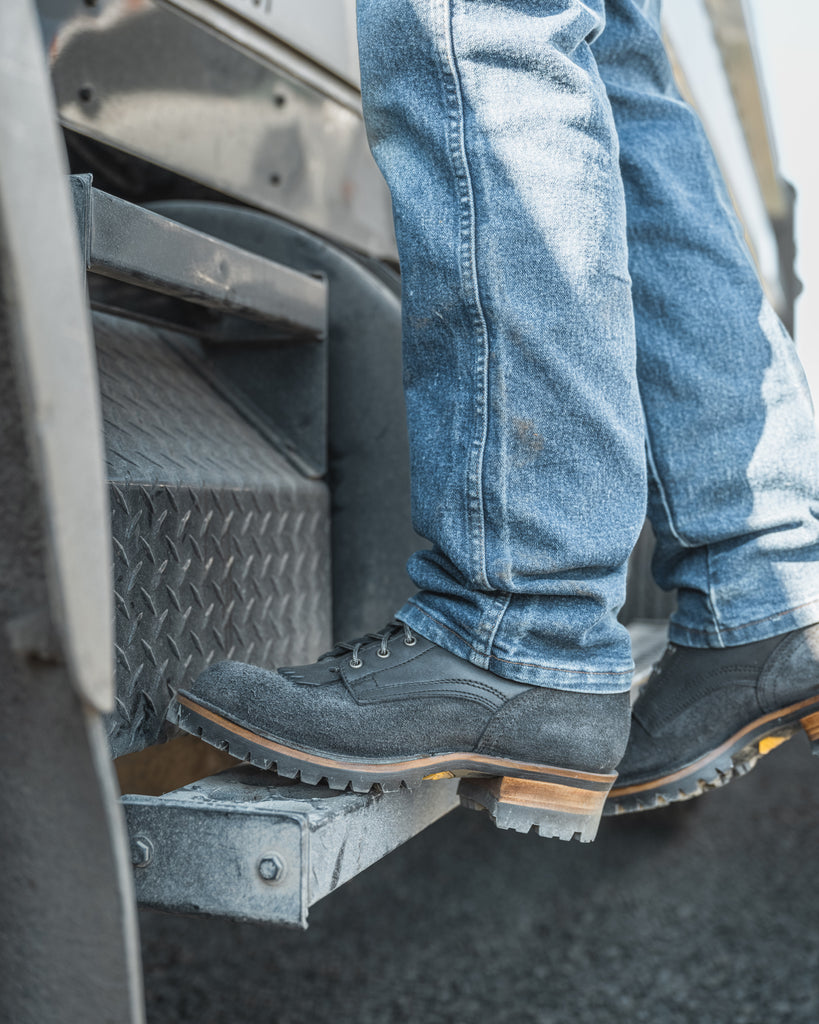 Drew's 10-inch Logger - Black Combo - Drew's Boots - Drew's Boots