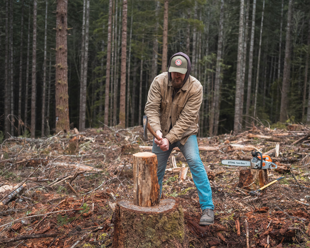 Drew's Shovel and Pulaski Trucker Hat - Richardson - Drew's Boots