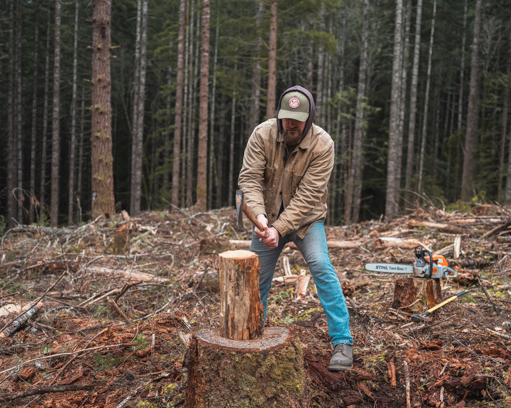 Drew's Shovel and Pulaski Trucker Hat - Richardson - Drew's Boots