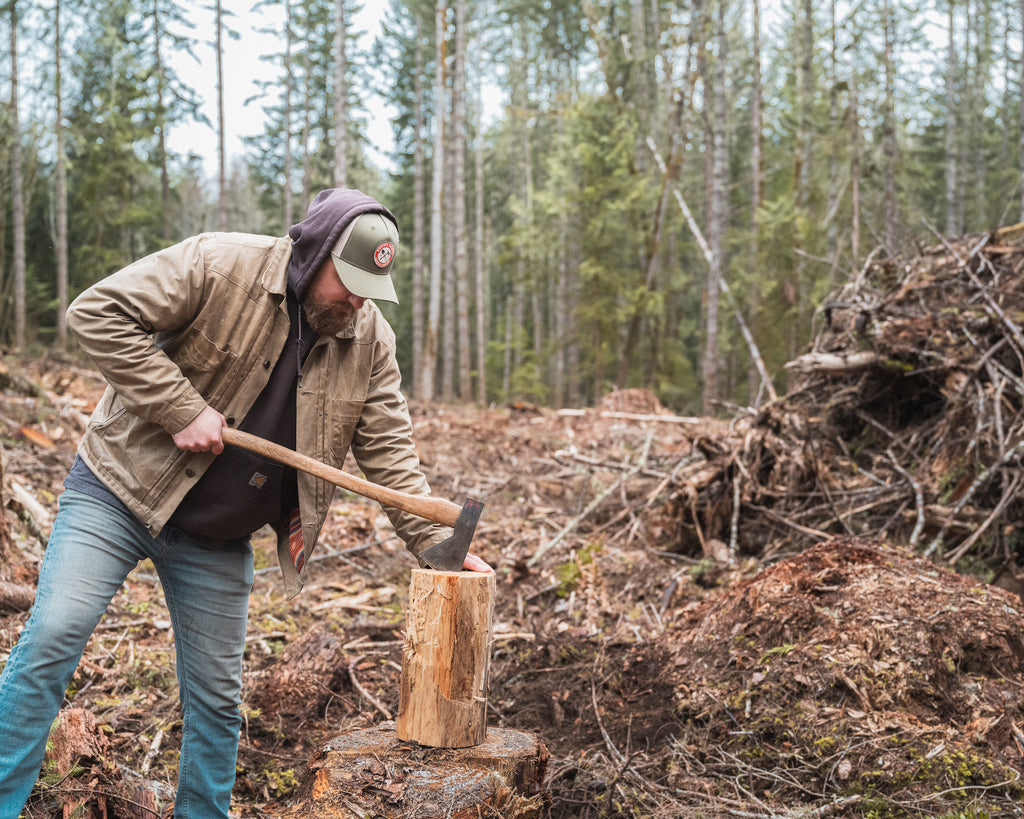 Drew's Shovel and Pulaski Trucker Hat - Richardson - Drew's Boots