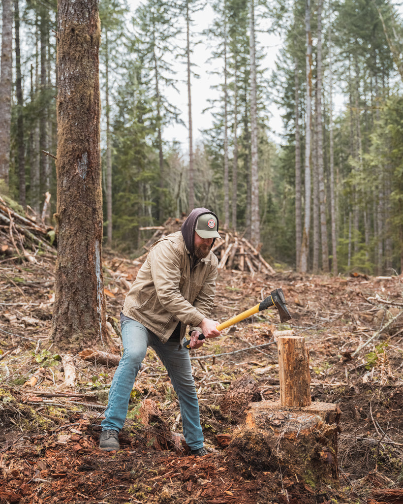 Drew's Shovel and Pulaski Trucker Hat - Richardson - Drew's Boots
