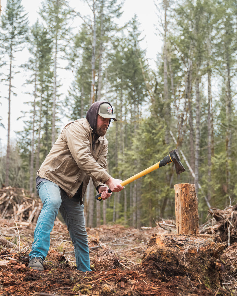 Drew's Shovel and Pulaski Trucker Hat - Richardson - Drew's Boots