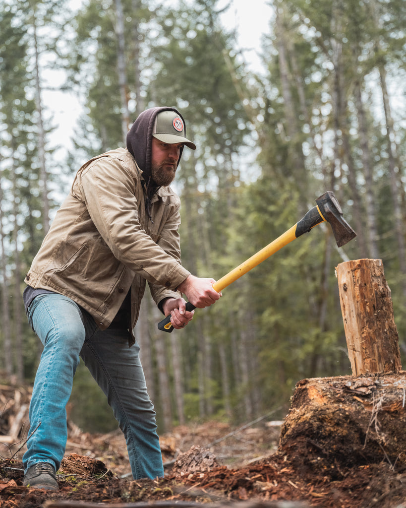 Drew's Shovel and Pulaski Trucker Hat - Richardson - Drew's Boots