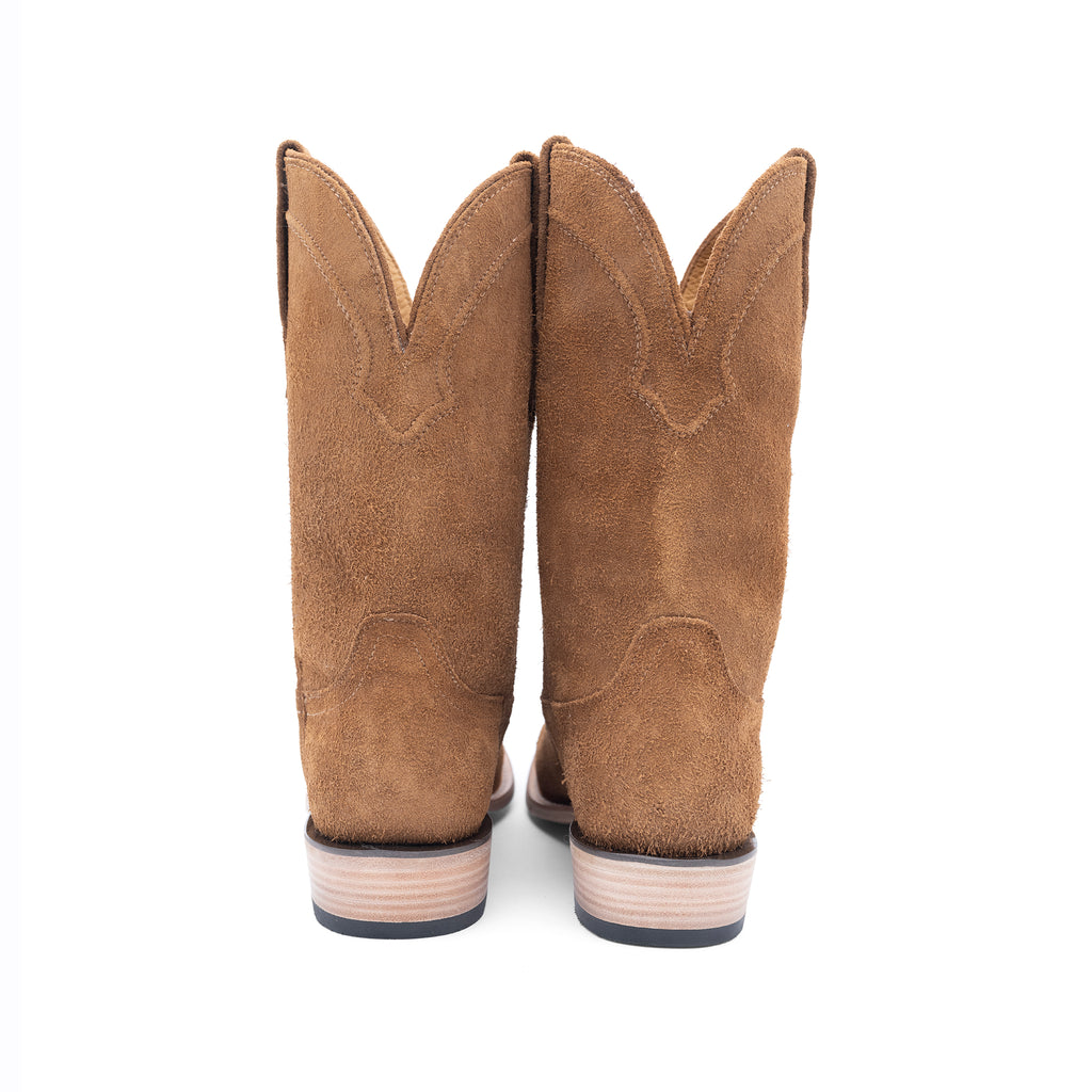 Drew's Suede Leather Roper Boots 12 inch cowboy work boots