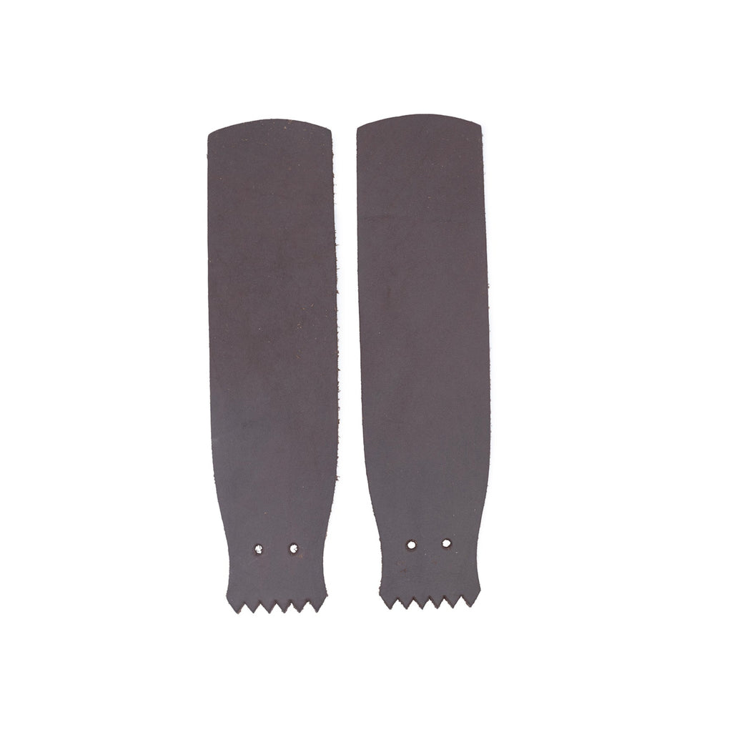 Drew's brown leather kitlie false tongues