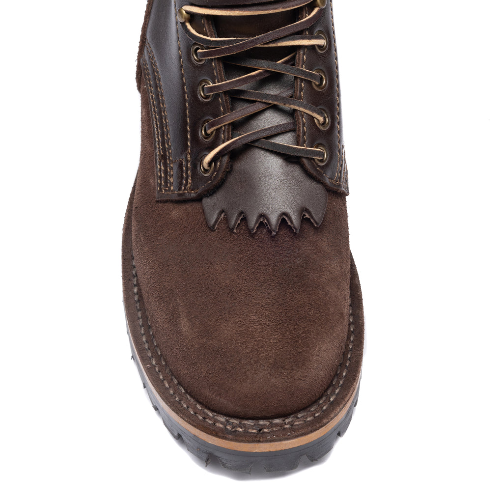 Drew's 8-Inch Logger - Brown Combo - Drew's Boots - Drew's Boots