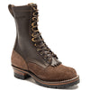 Drew's 10-INCH LOGGER - BROWN COMBO - Drew's Boots - Drew's Boots