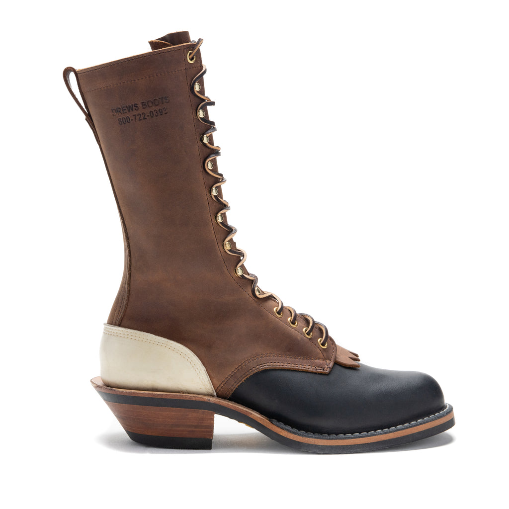 Drew's 12" Buckaroo Packer Style #DH1512W - Drew's Boots - Drew's Boots