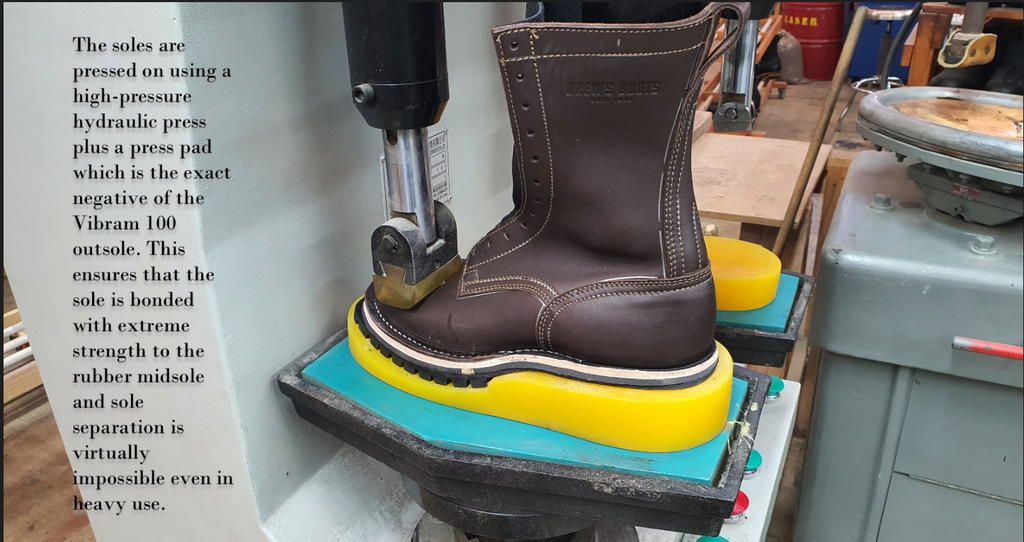Drew's 10-Inch Logger - Black Rough Out - Drew's Boots - Drew's Boots
