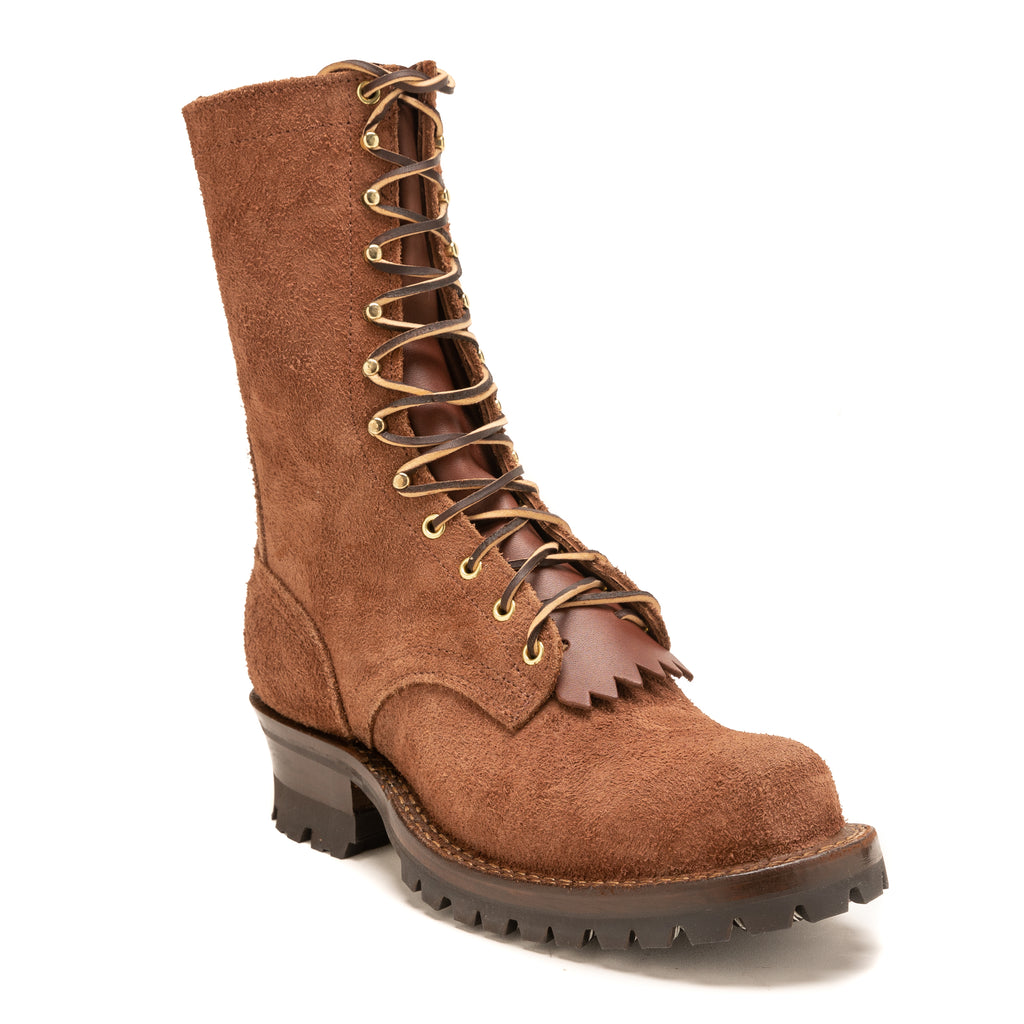 Drew's 10" Elk Tan Roughshot Style #DROP10V - Drew's Boots - Drew's Boots