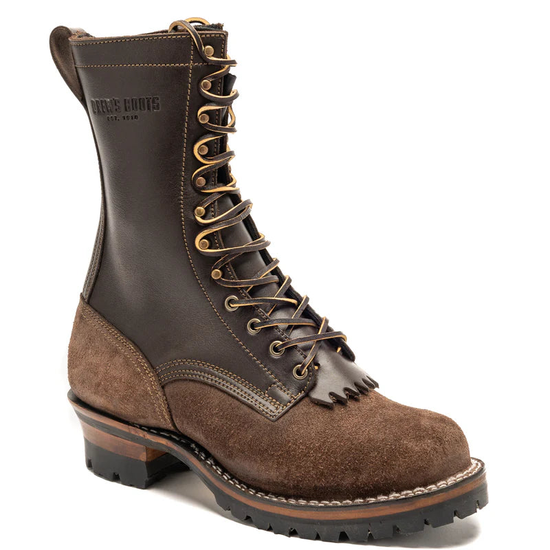 Drew s 10 Inch Logger Brown Combo Size 10D Drew s Boots