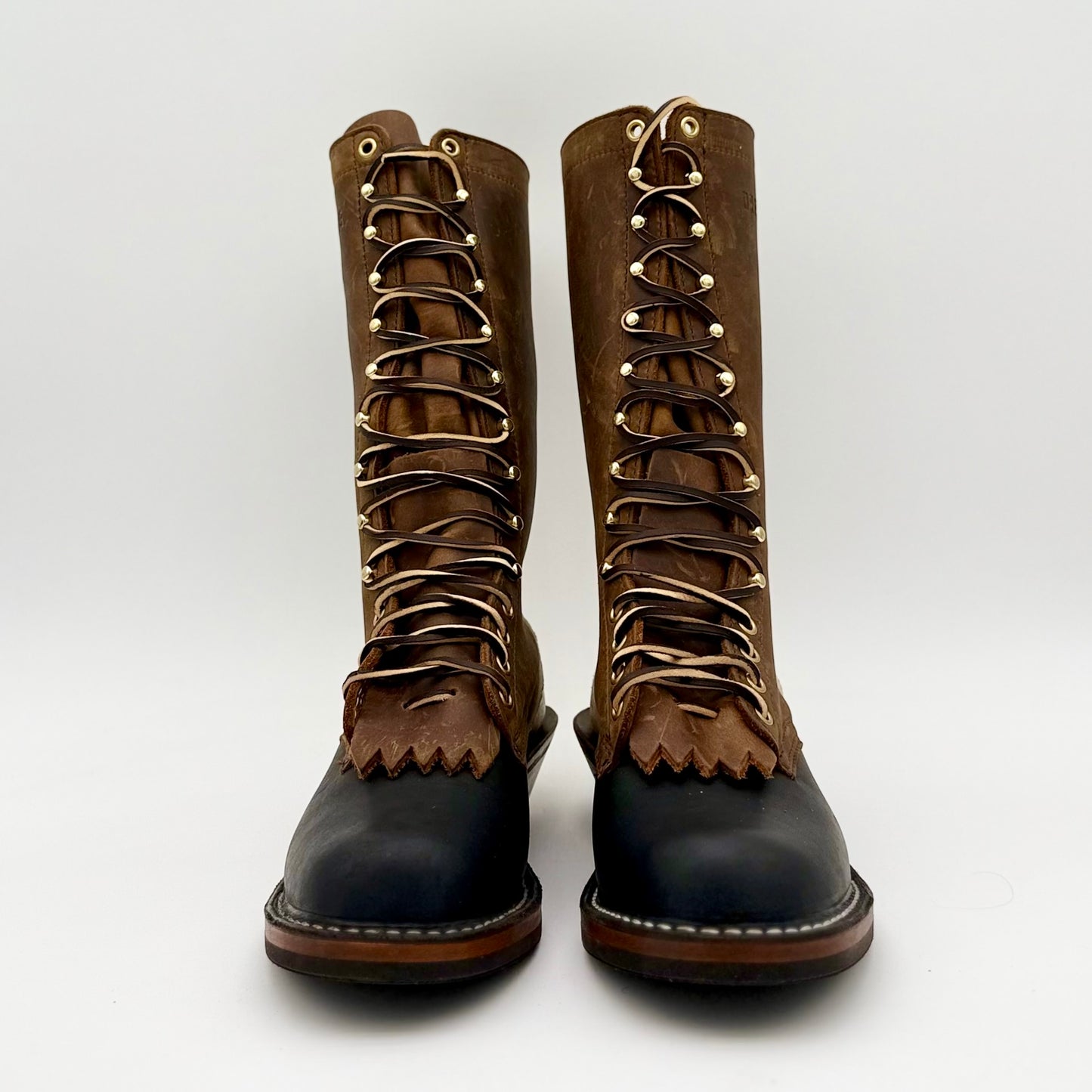 Drew's 12" Buckaroo Packer - #DH1512W Size 6.5E - Drew's Boots - Drew's Boots