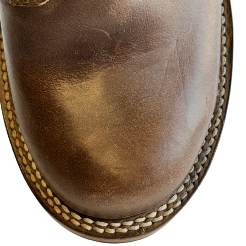 DREWS BROWN WORK BOOT LEATHER ROWDY SMOOTH