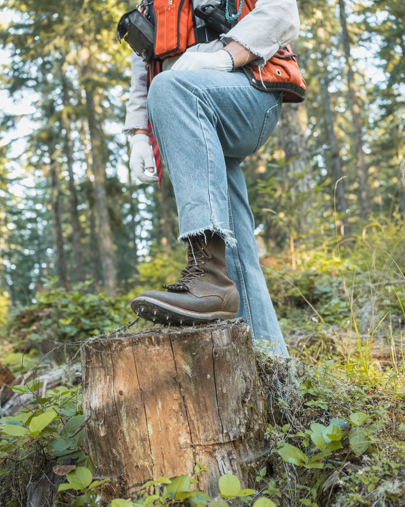 Drew’s 10” Logger Brown Rough Out - Drew's Boots - Drew's Boots