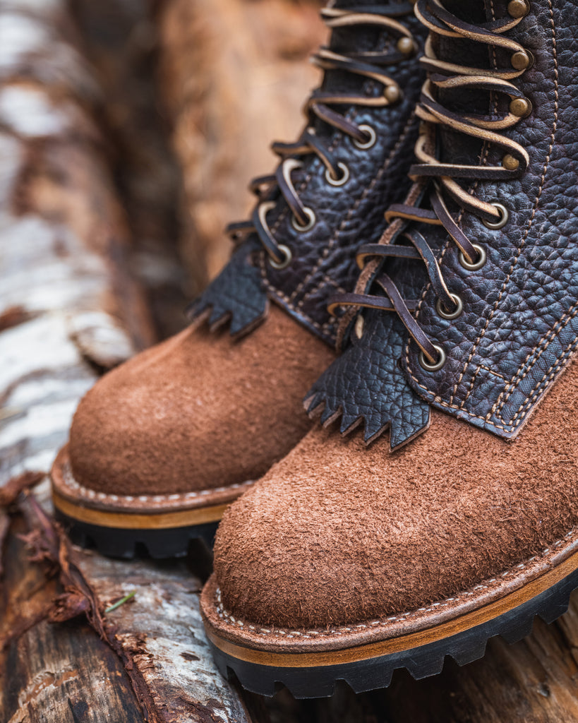 Drews 8-inch Logger Bison - Drew's Boots - Drew's Boots
