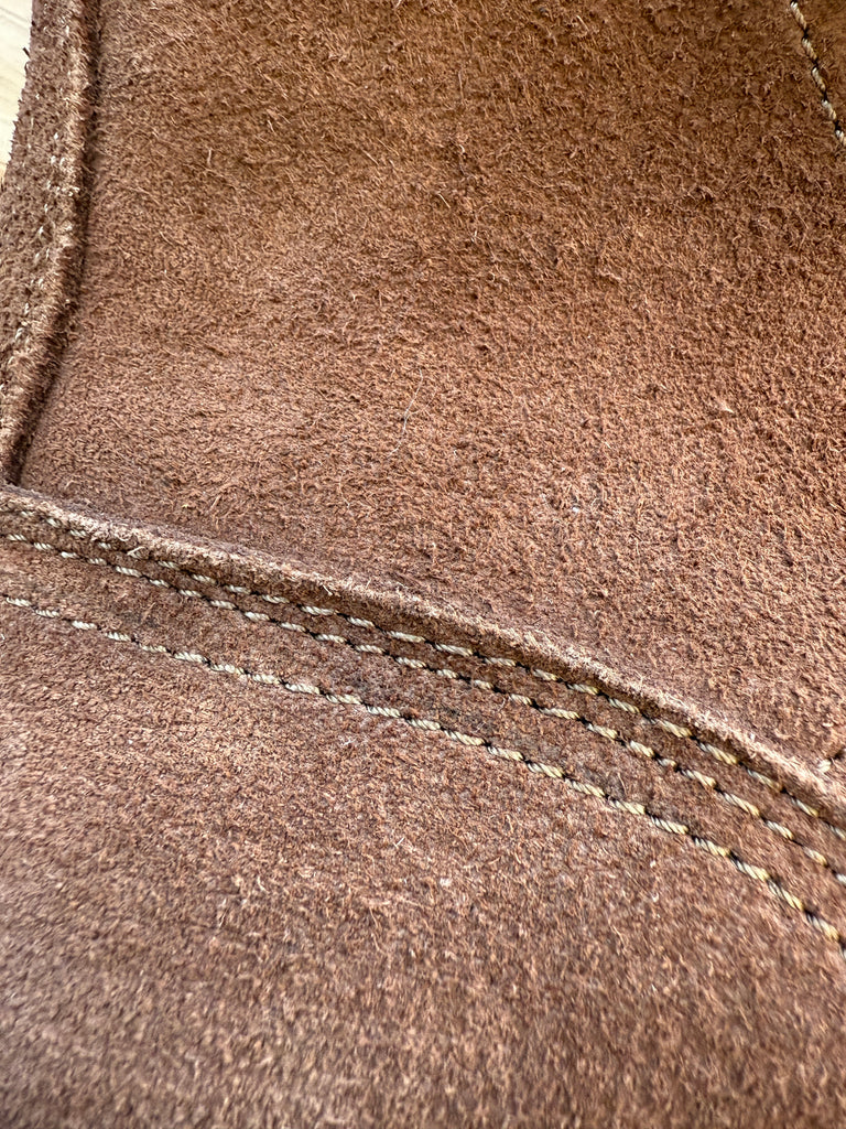 Drew's 10Inch logger Brown Rough Out Size 12D Drew's Boots