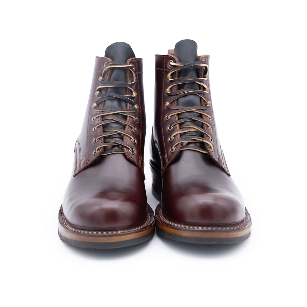 Drew's 6-Inch Contractor - Cyclone Plain Toe Leather Work Boots