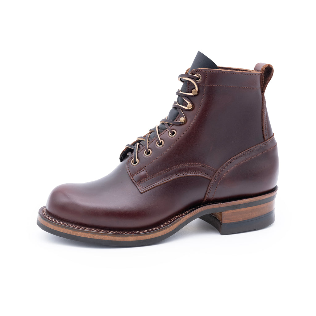 Drew's 6-Inch Contractor - Cyclone Plain Toe Leather Work Boots