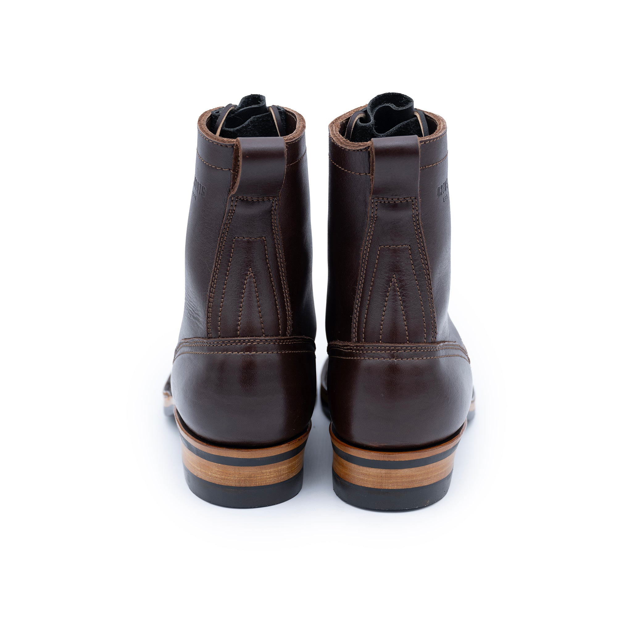 Drew's 8-Inch Contractor - Brown Smooth – Drew's Boots