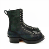 Drew's All Black Roughout Leather Work Boots #DRSLTTMV Size 10.5C
