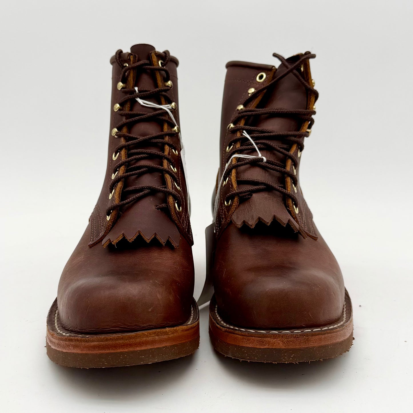 Drew's Brown Domaine Premium Leather Work Dress Boots Size 9D