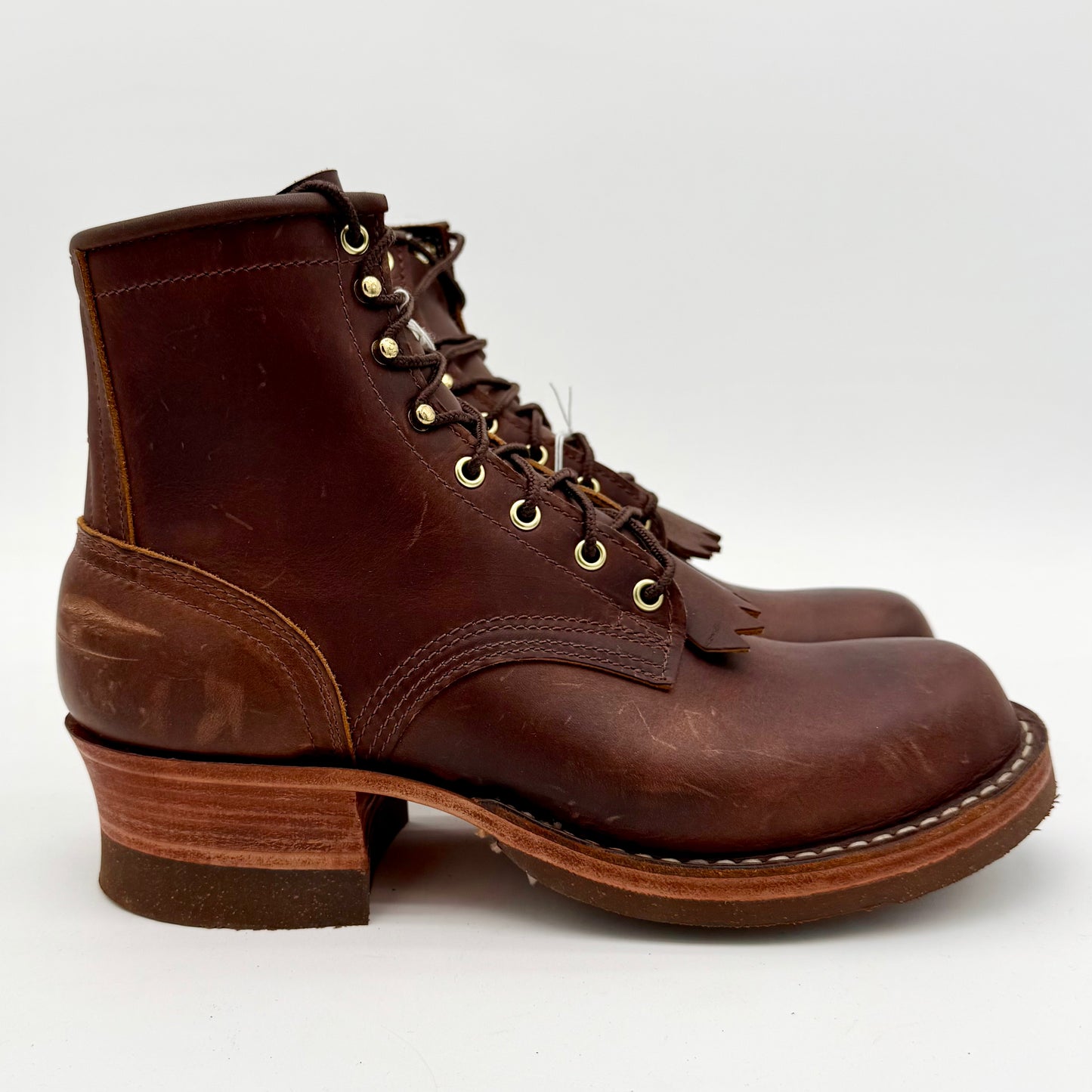 Drew's Brown Domaine Premium Leather Work Dress Boots Size 9D