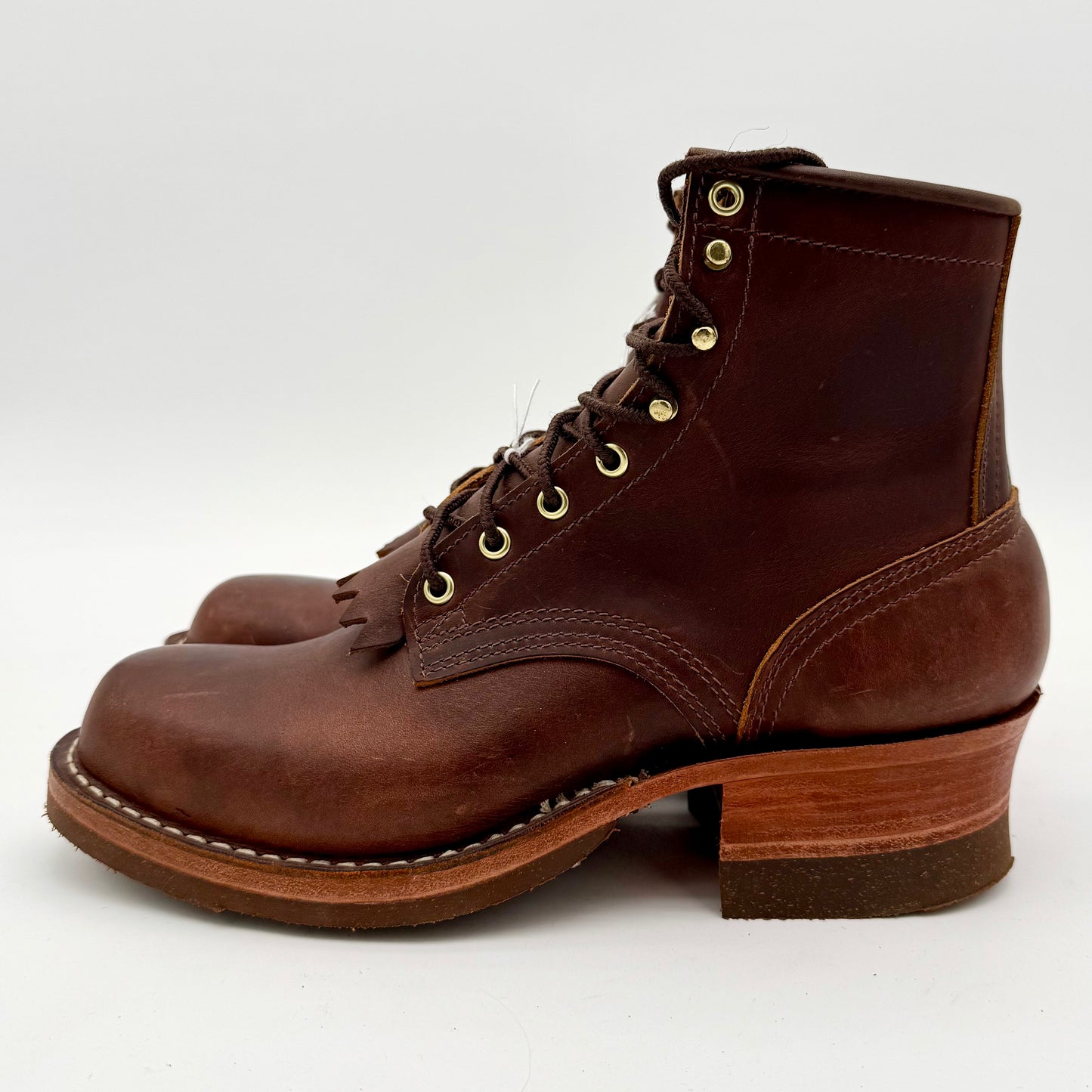 Drew's Brown Domaine Premium Leather Work Dress Boots Size 9D