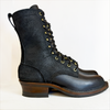 Drew's Custom Leather Work Boots Packer 9 inch Black Combo Size 10D