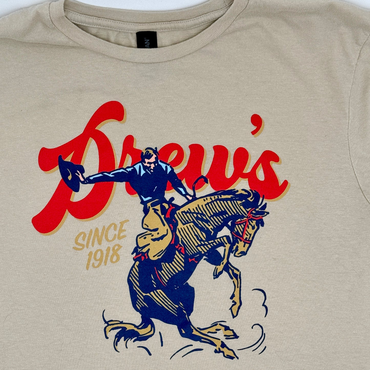 Drew's Bucking Bronco T-Shirt - Drew's Boots - Drew's Boots