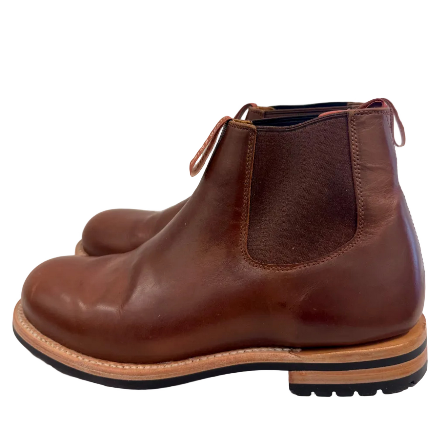 Drew’s Chelsea Chestnut Cowhide Size 11.5D - Drew's Boots - Drew's Boots