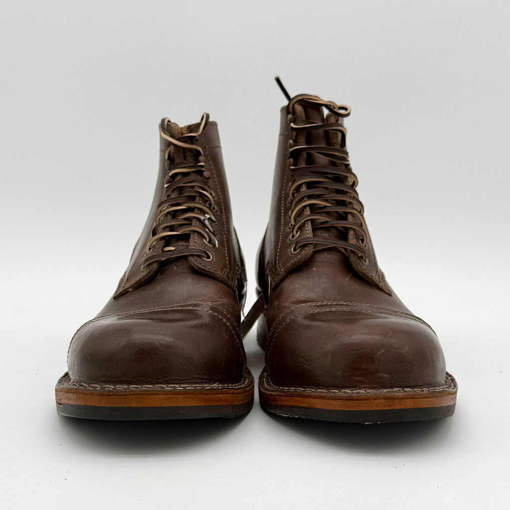 Drew's 6 Inch Contractor Rowdy Smooth Toe Cap Size 10D - Drew's Boots - Drew's Boots