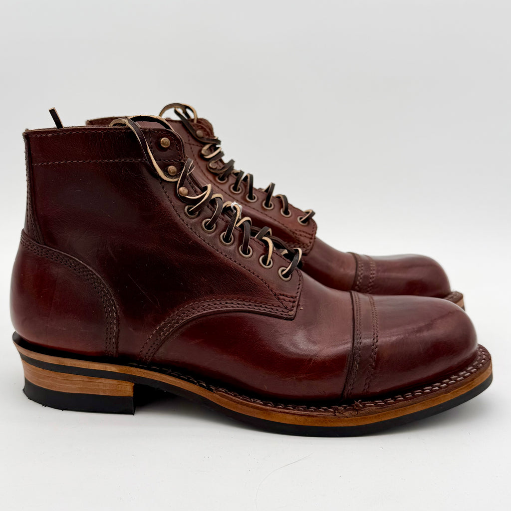 Drew's 6 Inch Contractor Rowdy Smooth Toe Cap Size 10D - Drew's Boots - Drew's Boots