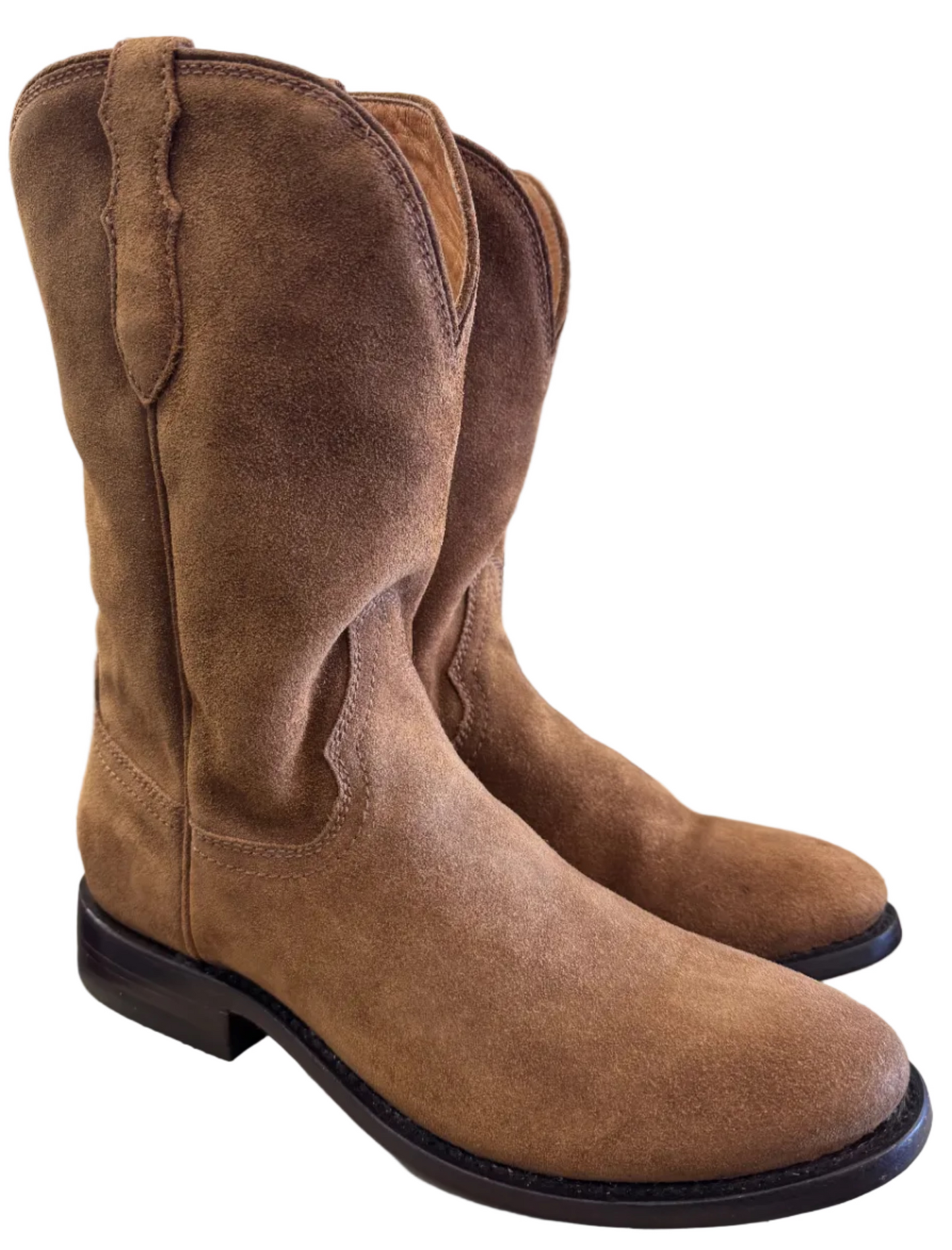 Drew's Suede Roper Size 11D - Drew's Boots - Drew's Boots