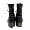 Used Drew's 10" Leather Logger Work Boots Black Smooth 10.5D