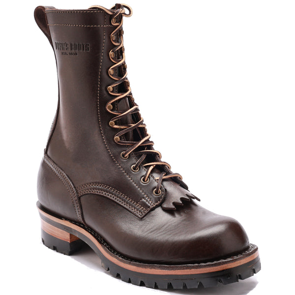 Drew's 10-INCH Logger - Brown Smooth - Drew's Boots - Drew's Boots