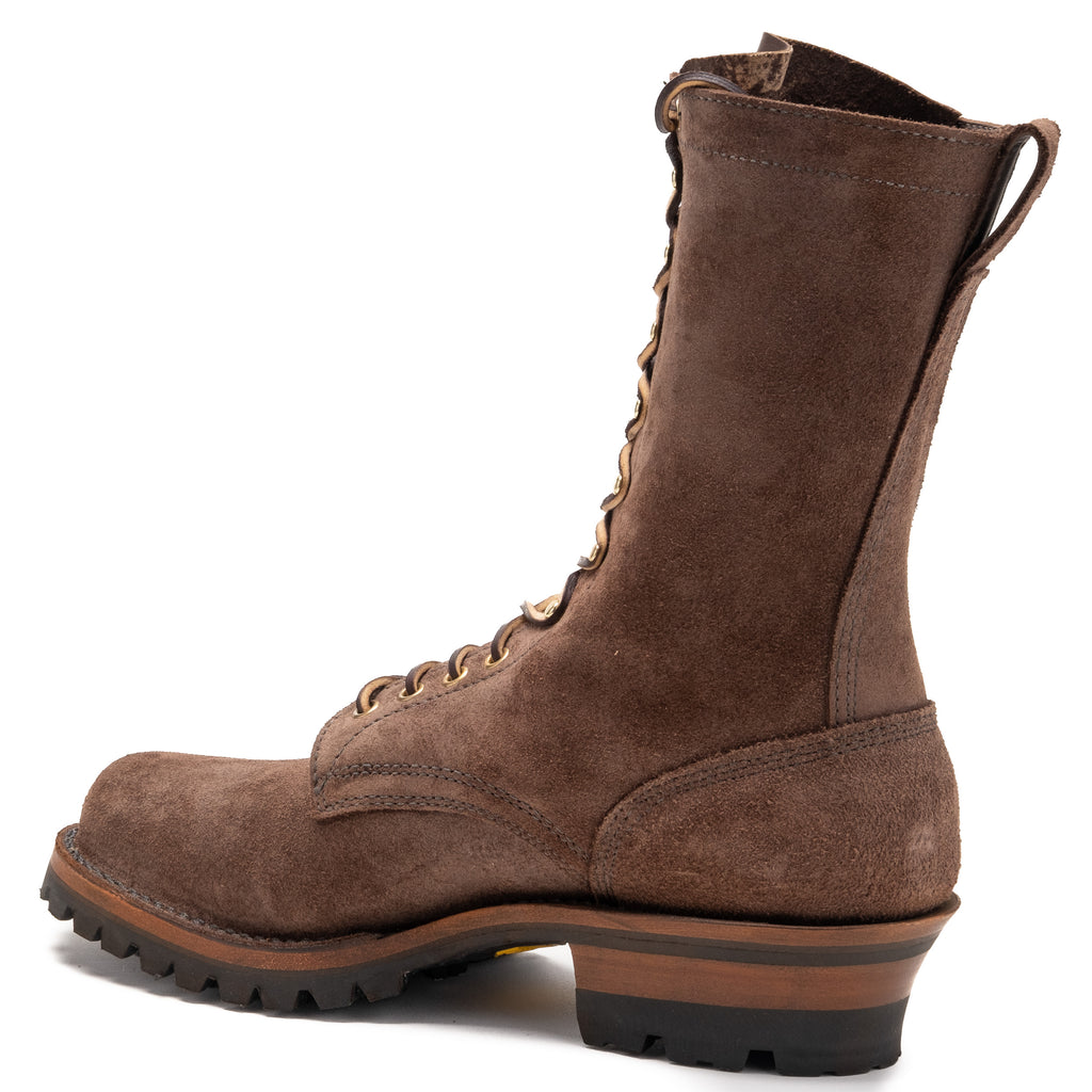 Drew's Boots Women's All Brown Roughout Style# WDROP10V - Drew's Boots - Drew's Boots