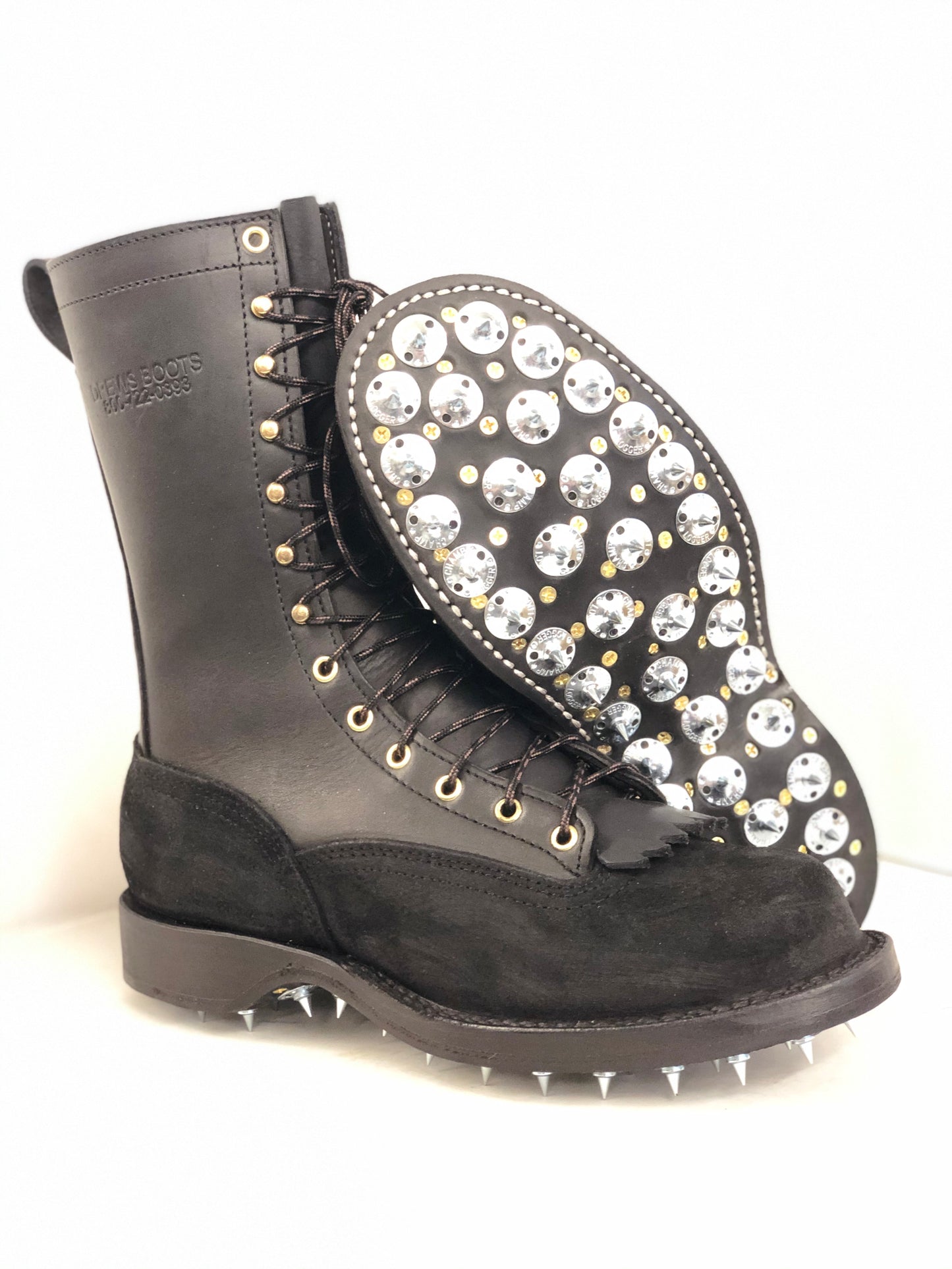 Drew's Lace-To-Toe Cascade Calk Boots - Drew's Boots - Drew's Boots